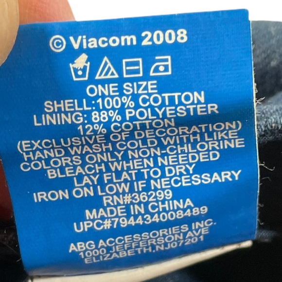 Dora The Explorer Denim Kids Cap Hat Embroidered Jean Floral Nickelodeon Jr OS - Picture 4 of 6